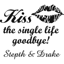 Custom Clipart: Single Life Goodbye | Personalized Drinkware | www ...
